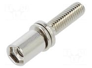 Fixation screw; DH; 0.5÷0.8mm HIROSE