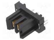 Connector: PCB to PCB; socket; male; FX30B; 17A; PIN: 2; vertical HIROSE