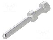 Contact; male; copper alloy; silver plated; 0.5mm2; 20AWG; crimped ILME