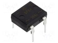 Bridge rectifier: single-phase; Urmax: 400V; If: 1A; Ifsm: 50A; DFM VISHAY