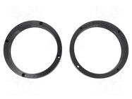 Spacer ring; 165mm; VW; VW Amarok,VW Beetle,VW Polo; 2pcs; PETG BASSER