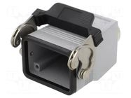 Enclosure for connectors: HDC; size 44.27; for cable; with latch ILME