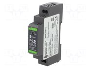 Power supply: switching; for DIN rail; 15.4W; 48VDC; 320mA; IP20 BREVE TUFVASSONS