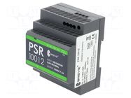 Power supply: switching; for DIN rail; 85.2W; 12VDC; 7.1A; IP20 BREVE TUFVASSONS