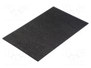 Conductive foam; ESD; L: 555mm; W: 355mm; Thk: 6mm; polyurethane EUROSTAT GROUP