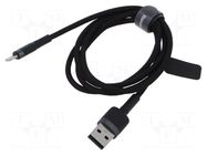 Cable; High Speed,USB 2.0; Apple Lightning plug,USB A plug; 1m BASEUS