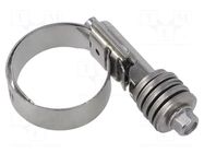 Worm gear clamp; walk-in coolers; W: 16mm; Clamping: 25÷45mm; W3 MPC INDUSTRIES