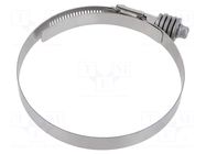 Worm gear clamp; walk-in coolers; W: 16mm; Clamping: 108÷130mm MPC INDUSTRIES