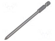 Screwdriver bit; Pozidriv®; PZ1; Overall len: 100mm FELO