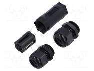 Connector: AC supply; screw terminal; TH400; ways: 3; -40÷125°C TECHNO