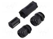 Connector: AC supply; screw terminal; TH400; ways: 4; -40÷125°C TECHNO