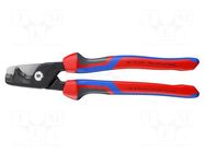 Cutters; cutting; with step cut; 232mm; Blade: about 56 HRC KNIPEX