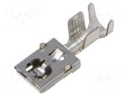 Contact; female; tinned; 4÷6mm2; bulk; crimped; straight; 6.3mm MTA