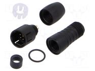 Connector: circular; 620; 60V; 1A; PIN: 8; plug; male; soldering; IP67 BINDER