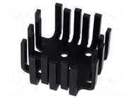 Heatsink: extruded; U; TO3; black; L: 46mm; W: 46mm; H: 25.4mm; 6°C/W SEIFERT ELECTRONIC