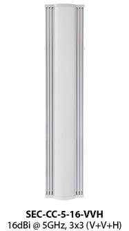 RF Elements SEC-CC-5-16-VVH | Sector antenna | MIMO, 5GHz, 16dBi, 3x RP-SMA, RF ELEMENTS