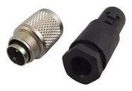 CIRCULAR CONNECTOR, PLUG, 2 WAY, CABLE