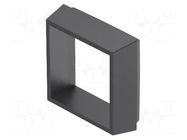 Button holder; OptoHiT; black; plastic; 30x30mm EAO