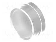 Actuator lens; OptoHiT; colourless; plastic; Ø29mm EAO