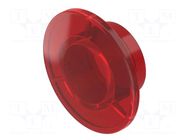 Actuator lens; 14; red; plastic; Ø40mm EAO