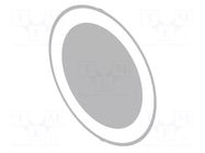 Cover; OptoHiT; white; plastic; Ø20mm EAO