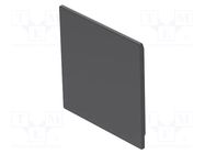 Actuator lens; 16mm; 92; black; plastic; Face dim: 12x12mm EAO