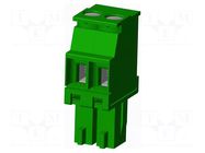 Connector: pluggable terminal block; plug; female; TS; 10A; 300V AMPHENOL ANYTEK