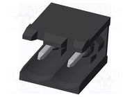 Connector: pluggable terminal block; socket; male; OQ; PIN: 2; THT AMPHENOL ANYTEK