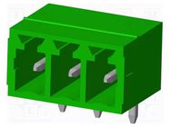 Connector: pluggable terminal block; socket; male; OQ; 10A; 300V AMPHENOL ANYTEK