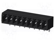 Connector: pluggable terminal block; socket; male; OQ; PIN: 9; THT AMPHENOL ANYTEK