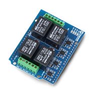 Ardi Relay - 4 channel relay - overlay for Arduino Uno - SB Components SKU27194
