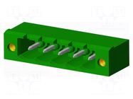 Connector: pluggable terminal block; socket; male; OQ; PIN: 5; THT AMPHENOL ANYTEK