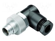 Connector: M9; plug; male; Plating: gold-plated; 125V; 4A; IP67; 712 BINDER