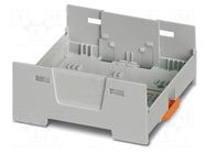 Enclosure: enclosure base; 70mm; ABS; grey; UL94HB; EH 70 FLAT PHOENIX CONTACT