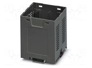 Enclosure: enclosure base; 67.5mm; ABS; black; UL94HB; EH 67,5 PHOENIX CONTACT