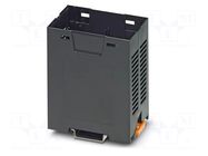Enclosure: enclosure base; 45mm; ABS; black; UL94HB; EH 45 PHOENIX CONTACT