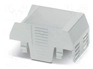 Cover; for enclosures; UL94HB; EH 45 FLAT; ABS; grey; 45mm PHOENIX CONTACT
