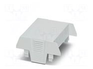 Cover; for enclosures; UL94HB; EH 67,5; ABS; grey; 67.5mm PHOENIX CONTACT