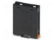 Enclosure: enclosure base; 22.5mm; ABS; black; UL94HB; EH 22,5 PHOENIX CONTACT