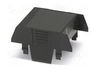 Cover; for enclosures; UL94HB; EH 52,5; ABS; black; 52.5mm PHOENIX CONTACT