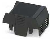Cover; for enclosures; UL94HB; EH 52,5 FLAT; ABS; black; 52.5mm PHOENIX CONTACT