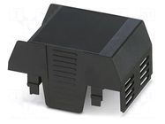 Cover; for enclosures; UL94HB; EH 52,5 FLAT; ABS; black; 52.5mm PHOENIX CONTACT