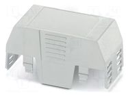 Cover; for enclosures; UL94HB; EH 35 FLAT; ABS; grey; 35mm PHOENIX CONTACT