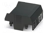 Cover; for enclosures; UL94HB; EH 70 FLAT; ABS; black; 70mm PHOENIX CONTACT