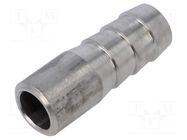 Nipple; to be welded,threaded; max.10bar; L: 38mm PNEUMAT