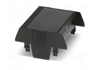 Cover; for enclosures; UL94HB; EH 67,5; ABS; black; 67.5mm PHOENIX CONTACT