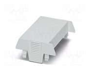 Cover; for enclosures; UL94HB; EH 90; ABS; grey; 90mm PHOENIX CONTACT