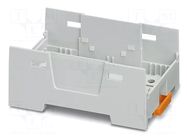 Enclosure: enclosure base; 45mm; ABS; grey; UL94HB; EH 45 FLAT PHOENIX CONTACT