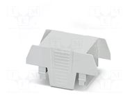 Cover; for enclosures; UL94HB; EH 35 FLAT; ABS; grey; 35mm PHOENIX CONTACT