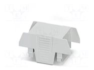 Cover; for enclosures; UL94HB; EH 35 FLAT; ABS; grey; 35mm PHOENIX CONTACT